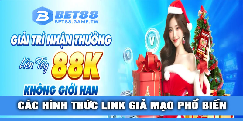 Các hình thức link giả mạo phổ biến
